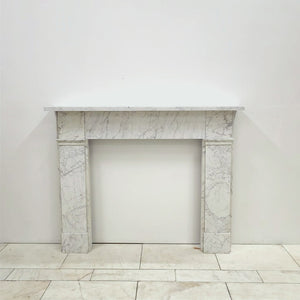 Antique Carrara Marble Late Georgian Fireplace Surround | The Architectural Forum