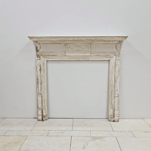 Large Antique Wooden Fireplace Surround | The Architectural Forum