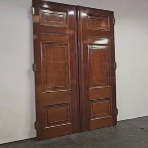 Oak & Mahogany Double Doors Reclaimed From Clothworkers' Company | The Architectural Forum