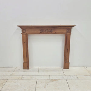 Reclaimed Wooden Fireplace Surround with Flowers | The Architectural Forum