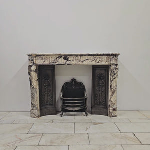 Antique 19th Century Brèche Marble Louis Style Fireplace Surround | The Architectural Forum