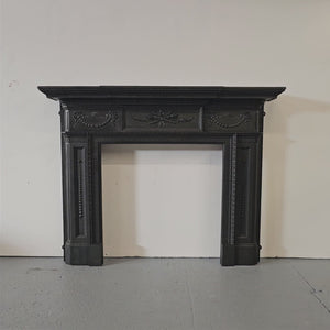 Large Antique Cast Iron Fireplace Surround | The Architectural Forum