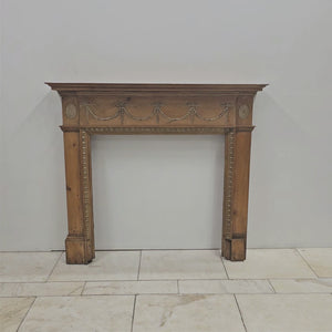 Antique Pine Fireplace Surround | The Architectural Forum