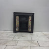 Victorian Cast Iron Tiled Fireplace Insert with Floral Panels | The Architectural Forum