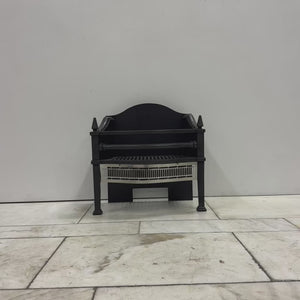 Reclaimed Cast Iron Fire Basket With Finials | The Architectural Forum