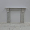 Antique Carrara Marble Fireplace Surround with Corbels | The Architectural Forum