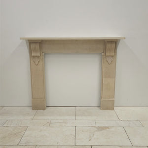 Antique Bath Stone Fireplace Surround With Corbels | The Architectural Forum