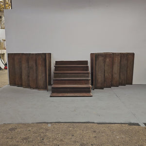 Reclaimed Mid-Century Staircase | 17 Teak Steps | The Architectural Forum