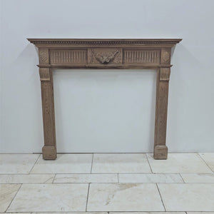 Reclaimed Richly Decorated Wooden Fireplace Surround | The Architectural Forum