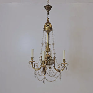 Antique French Crystal Chandelier | The Architectural Forum