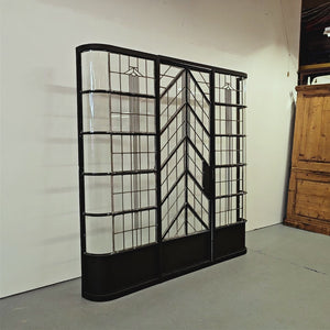 Original Art Deco Crittall Entranceway with Curved Leaded Sides | The Architectural Forum