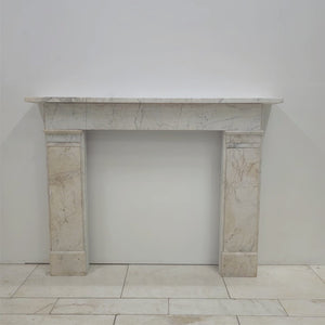Antique Late Georgian Carrara Marble Fireplace Surround | The Architectural Forum