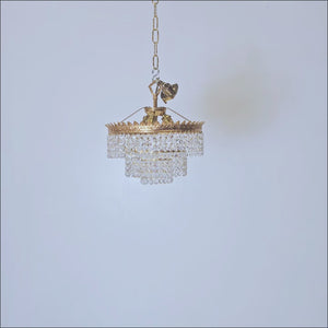 Pretty French Crystal Chandelier | The Architectural Forum