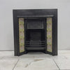 Antique Victorian Cast Iron Floral Tiled Fireplace Insert | The Architectural Forum