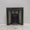Antique Victorian Cast Iron Floral Tiled Fireplace Insert | The Architectural Forum