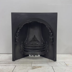 Antique Ornate Victorian Cast Iron Insert | The Architectural Forum