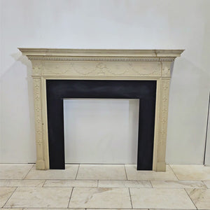 Reclaimed ornate Regency Style Wooden Surround with Slate Slips | The Architectural Forum