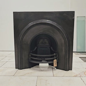 Antique Victorian Cast Iron Arched Fireplace Insert | The Architectural Forum