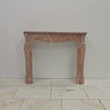 Antique French Style Louis Pompadour Rouge Marble Fireplace | The Architectural Forum