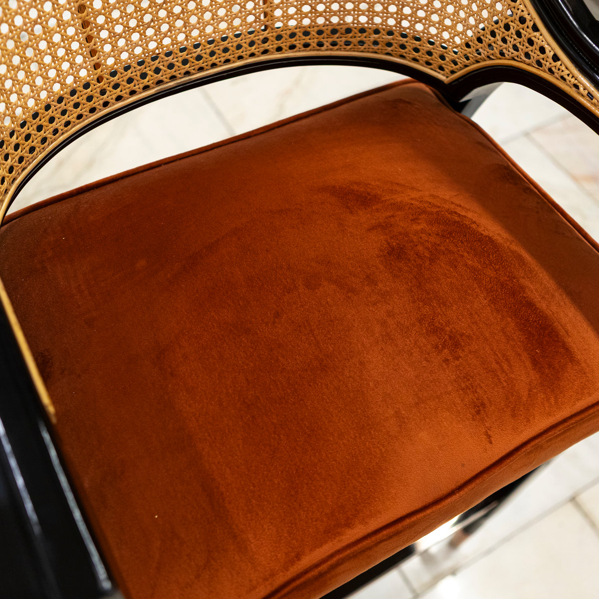 Reclaimed Pair of Mid Century Inspired Bar Stools | Edward Wormley | The Architectural Forum