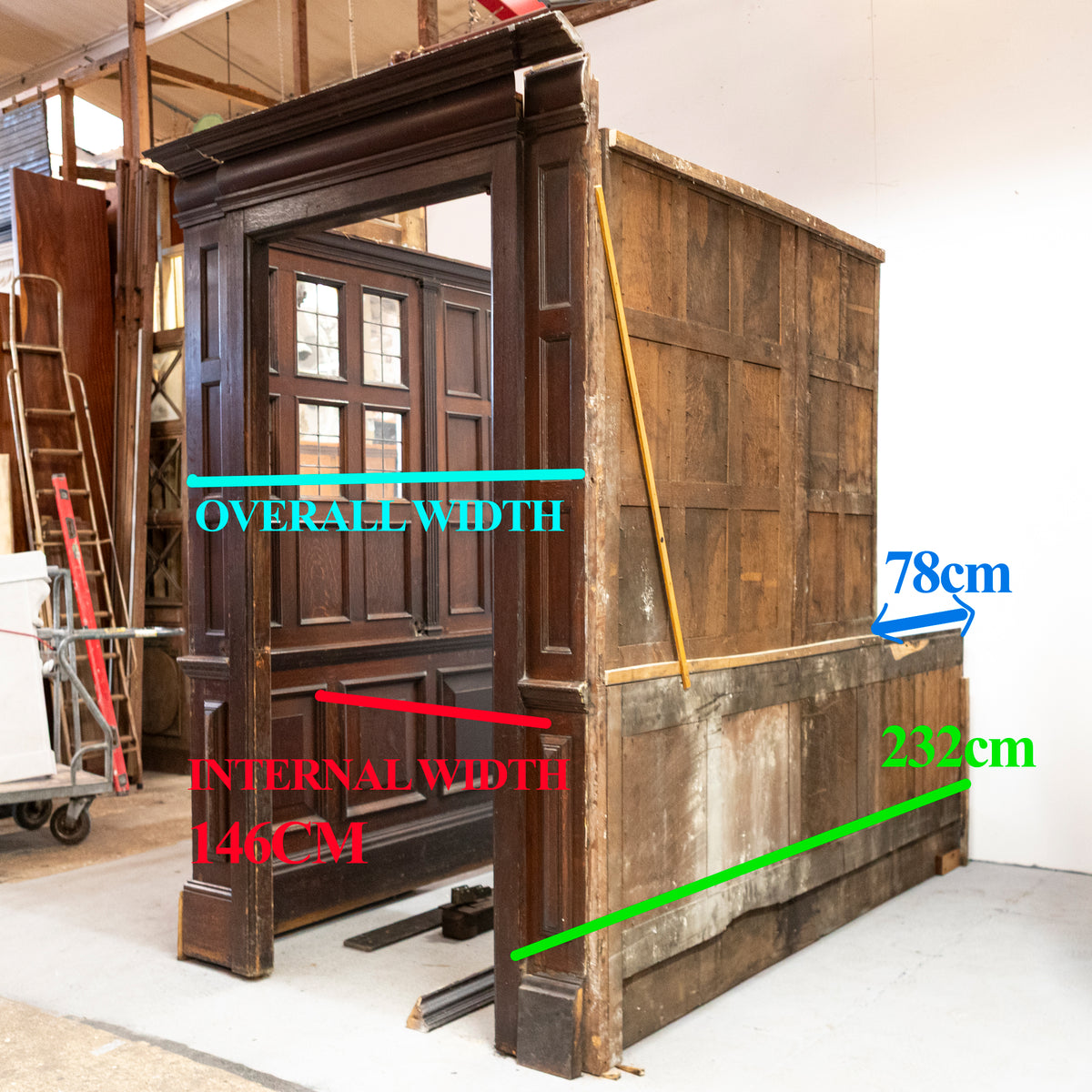 Antique Wooden Panelled Portico Room | Porch Panelling Entrance | The Architectural Forum