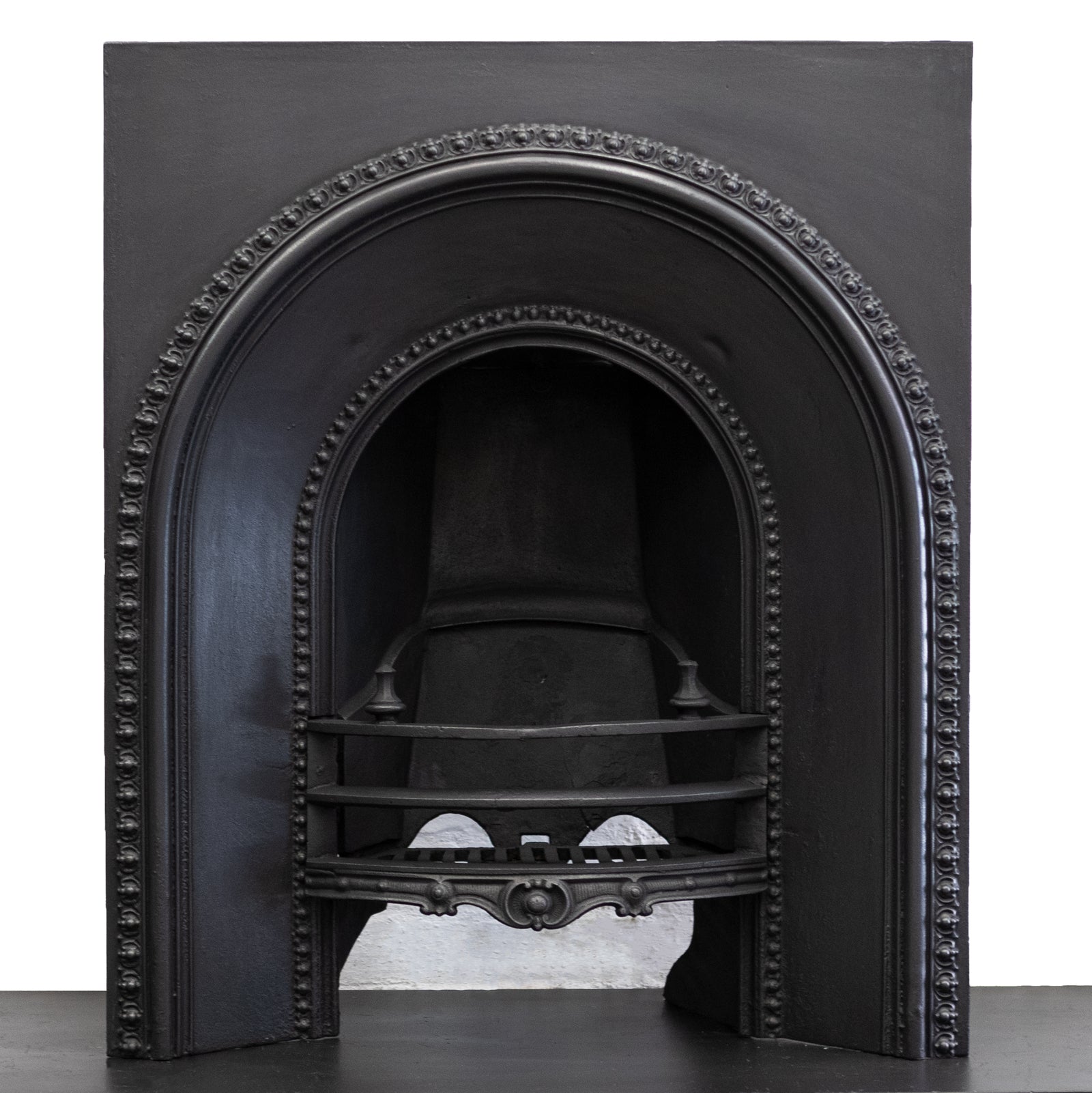 Antique Cast Iron Arched Fireplace Insert | The Architectural Forum