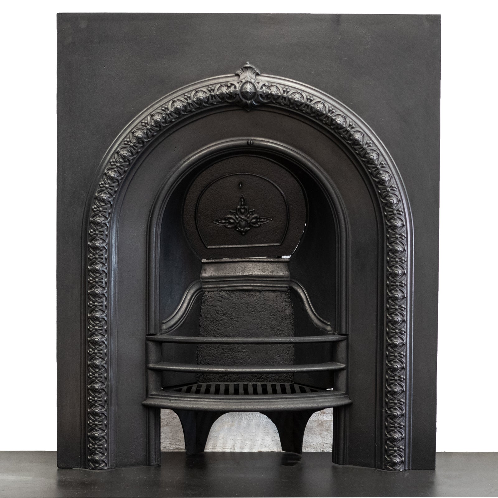 Antique Victorian Cast Iron Arched Insert | The Architectural Forum