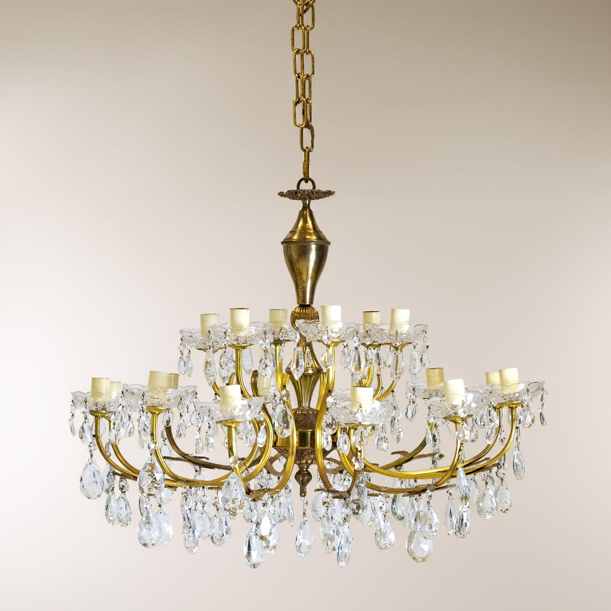 Antique French Brass & Chandelier | The Architectural Forum