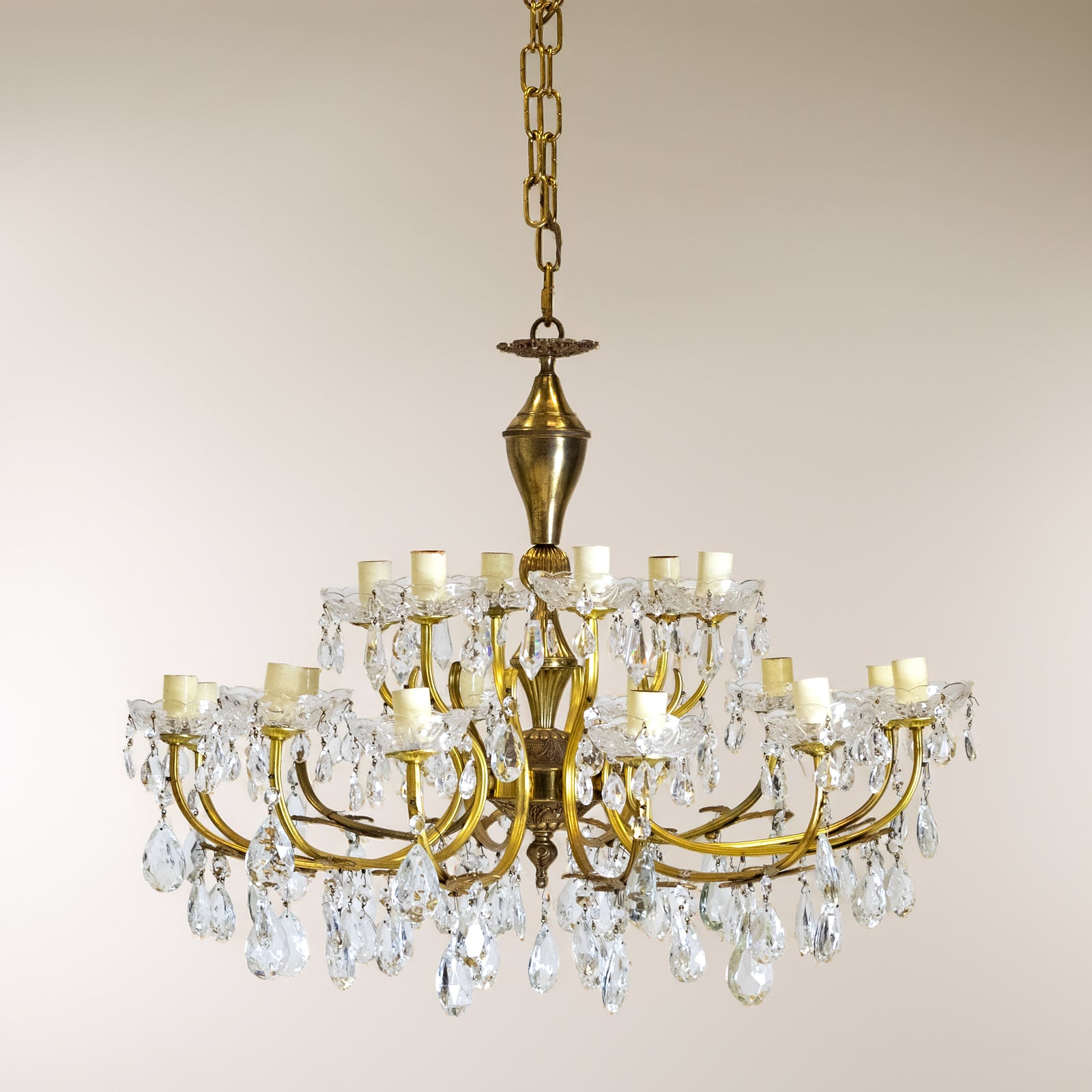 Antique French Brass & Chandelier | The Architectural Forum