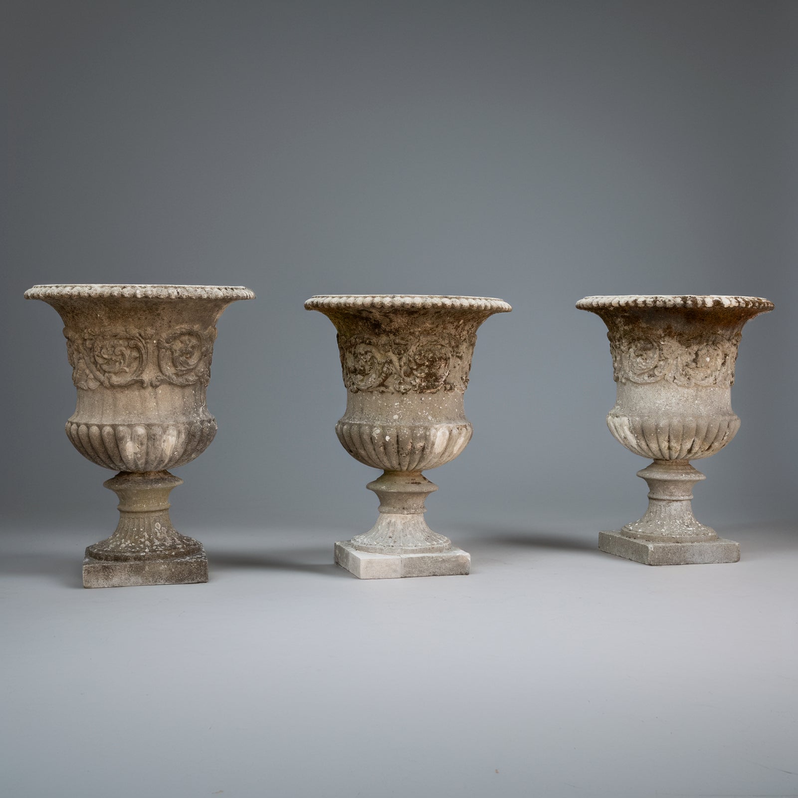 Antique Stone Urns | 3 Available | The Architectural Forum