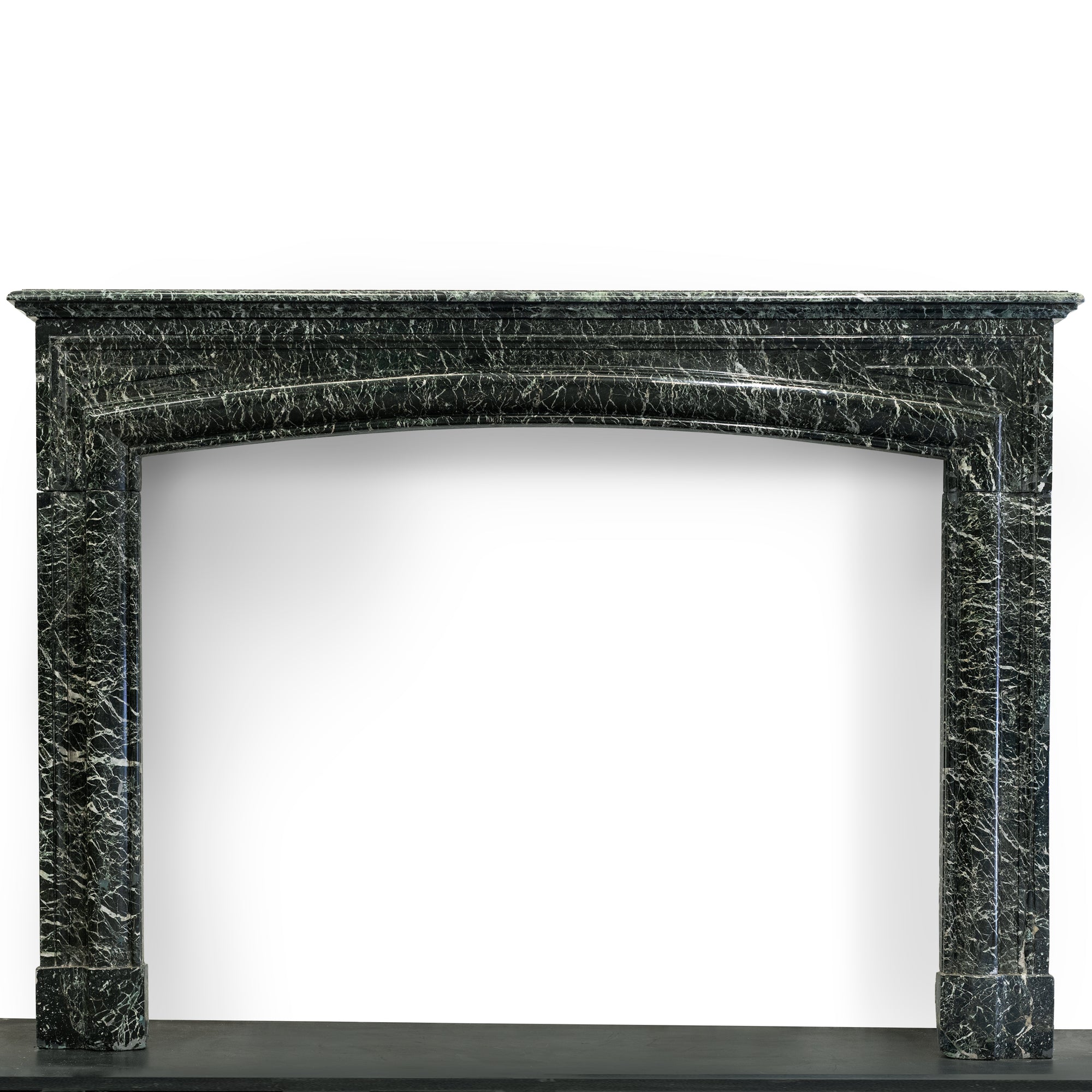 Antique French Louis XIV Style Verdi Marble Fireplace Surround | The Architectural Forum