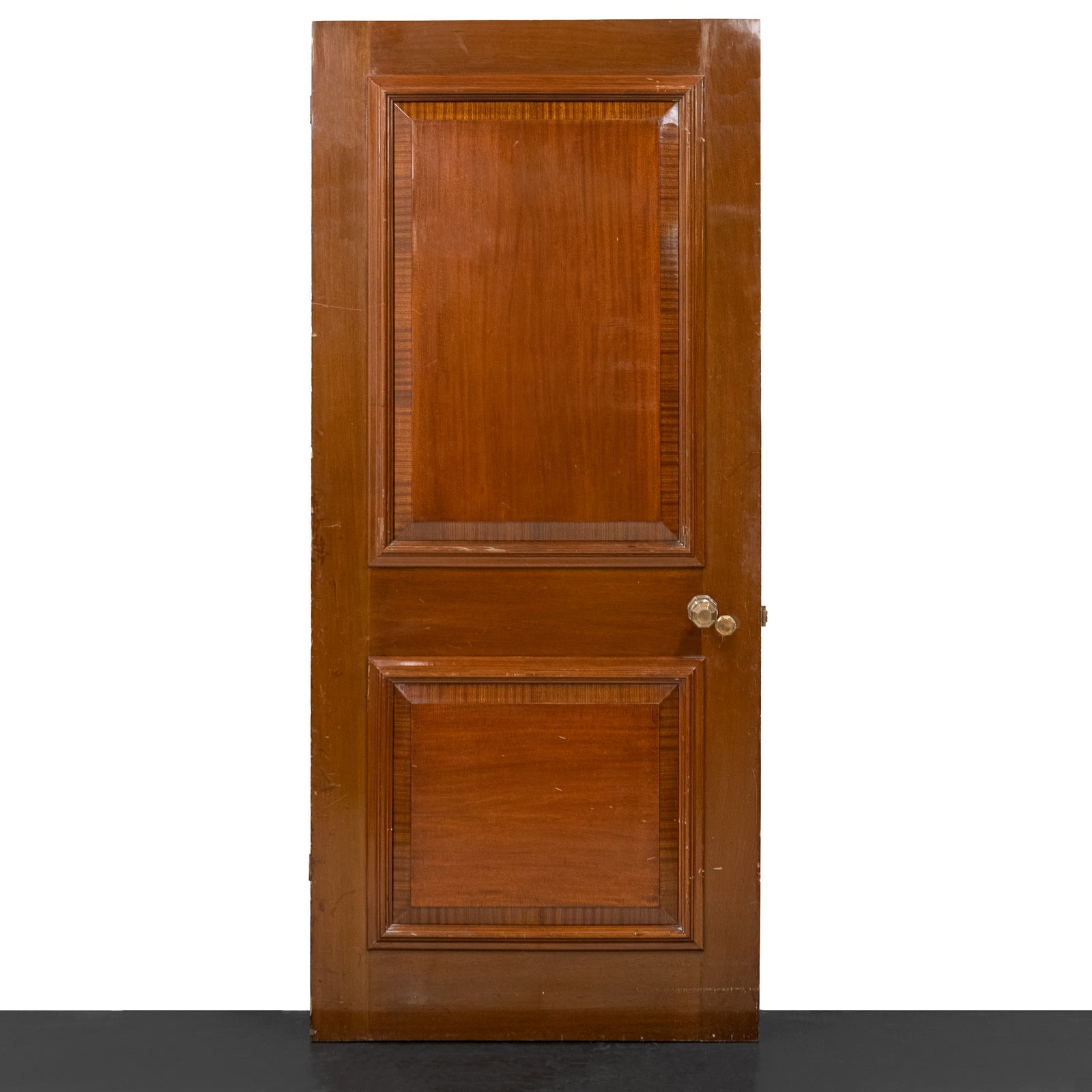 Large Mahogany Door Reclaimed from Clothworkers' Hall London 202.5cm x 93.5cm | Four Available | The Architectural Forum
