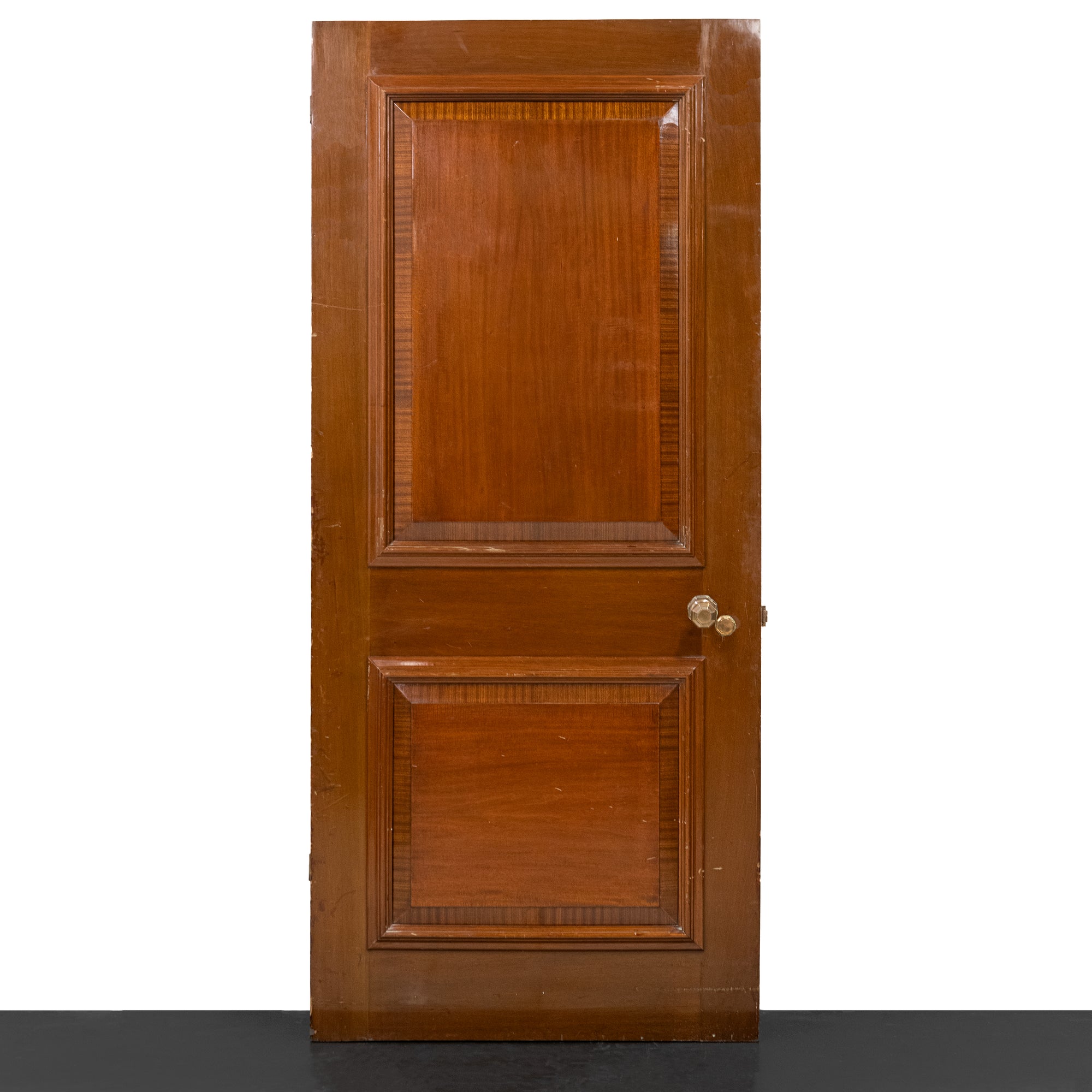Large Mahogany Door Reclaimed from Clothworkers' Hall London 202.5cm x 83.5cm | The Architectural Forum