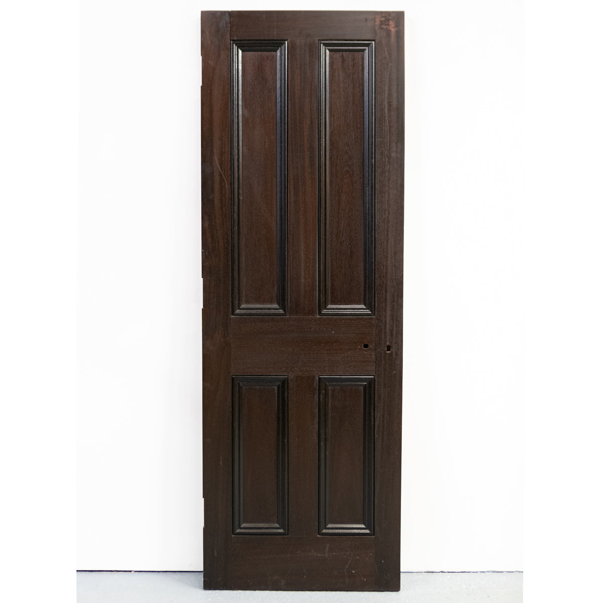 Reclaimed Solid Mahogany 4 Panel Door | The Architectural Forum