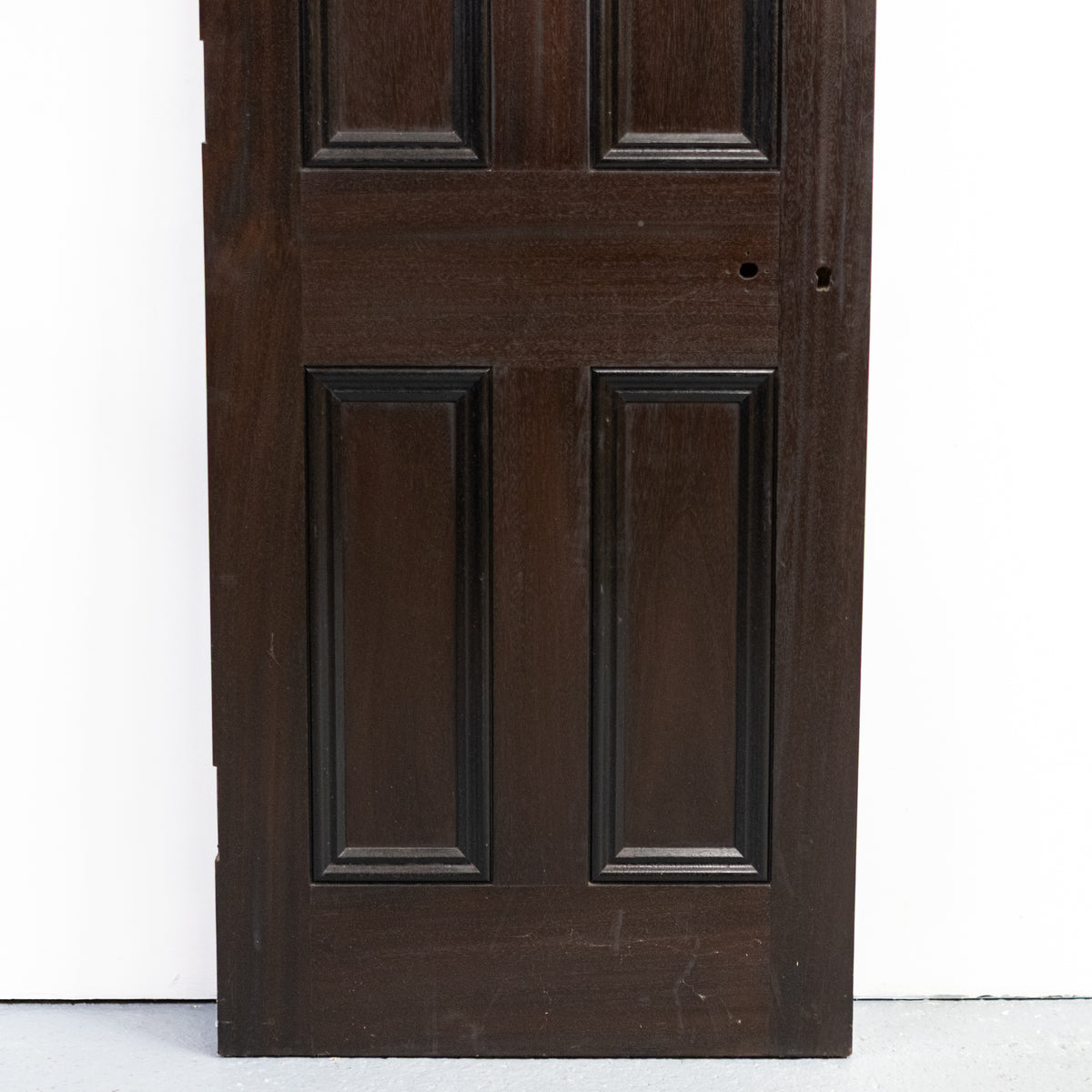Reclaimed Solid Mahogany 4 Panel Door | The Architectural Forum