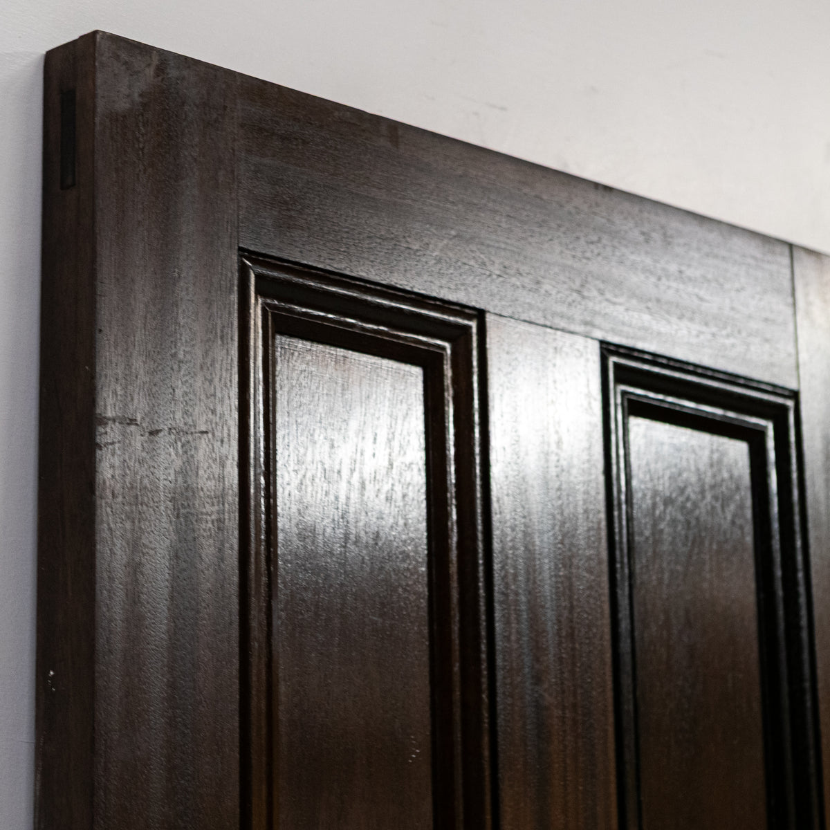 Reclaimed Solid Mahogany 4 Panel Door | The Architectural Forum