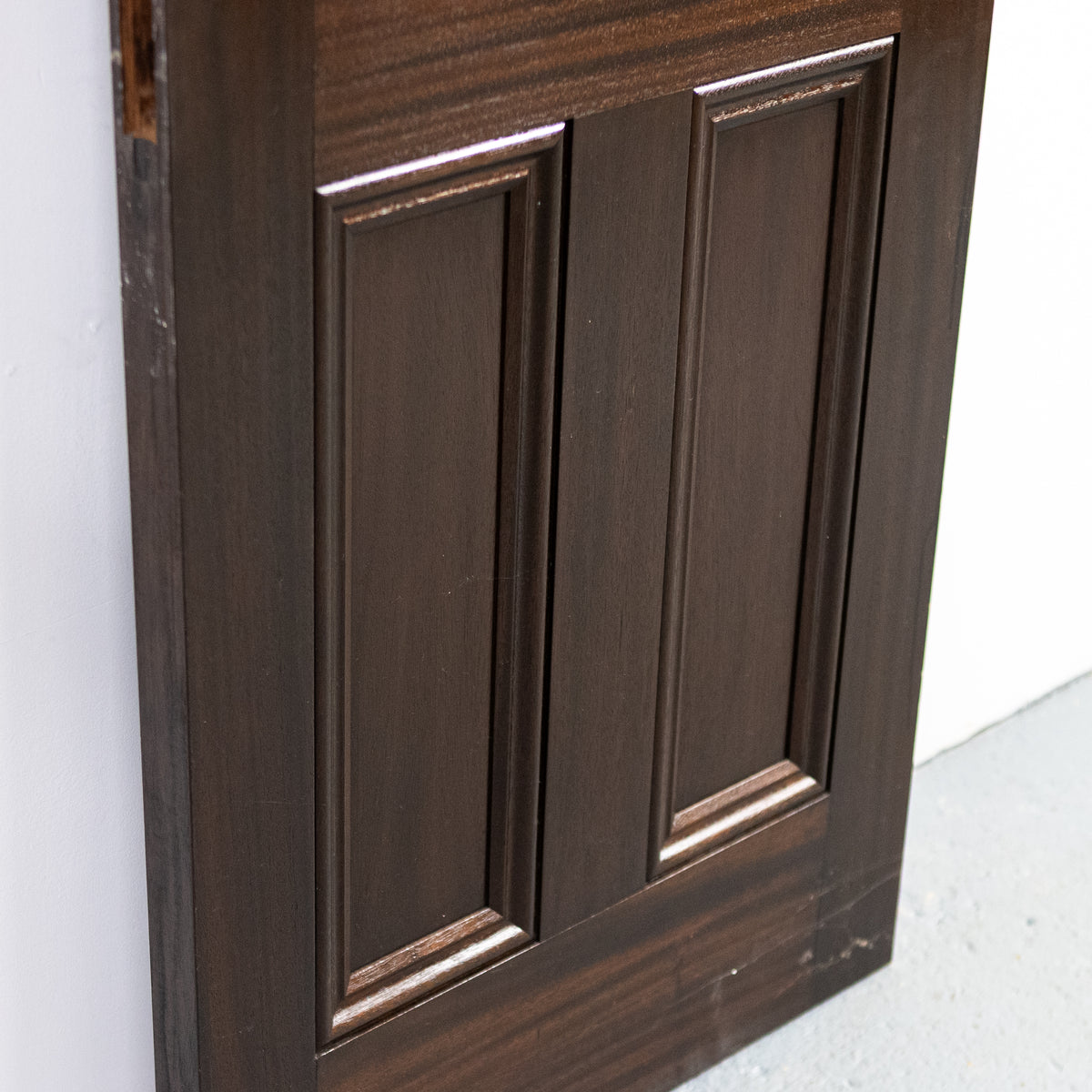 Reclaimed Solid Mahogany 4 Panel Door | The Architectural Forum