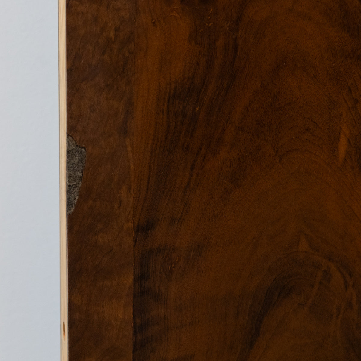 Large Bookmatched Walnut Mirrored Pocket Doors | The Architectural Forum