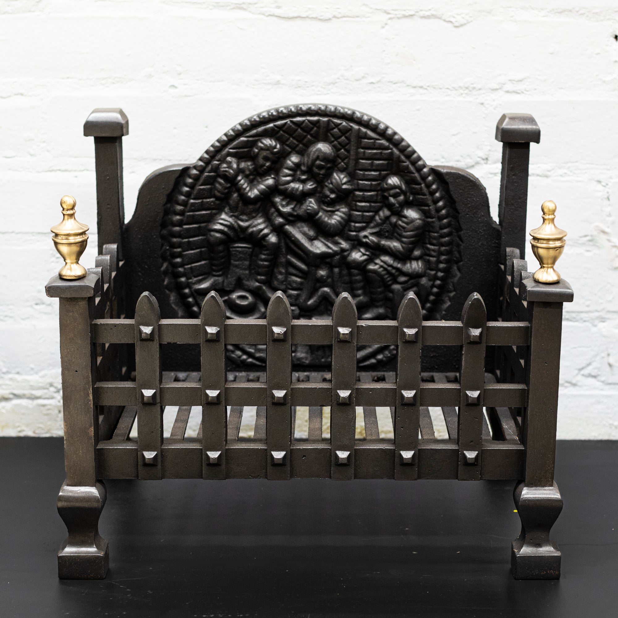 Reclaimed Cast Iron Fire Basket | The Architectural Forum