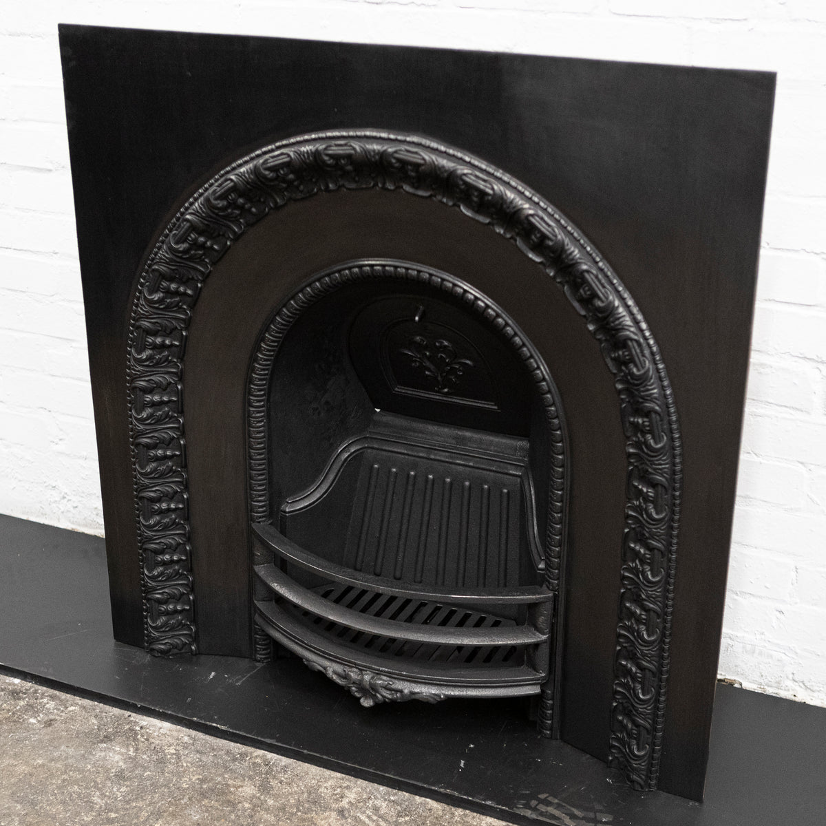 Antique Victorian Cast Iron Arched Fireplace Insert | The Architectural Forum