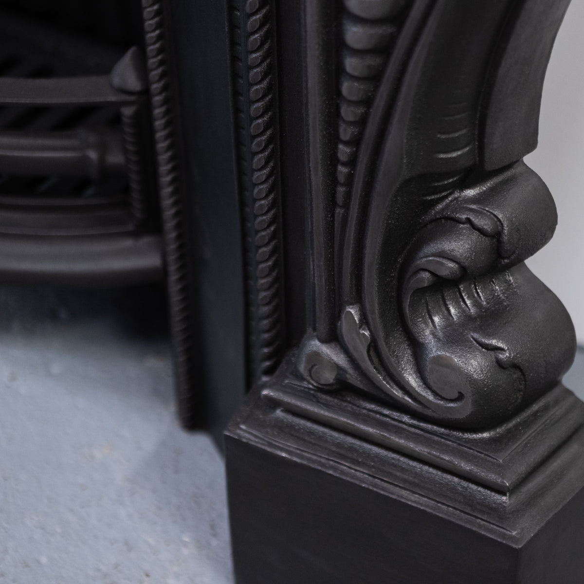Victorian Style Cast Iron Combination Fireplace