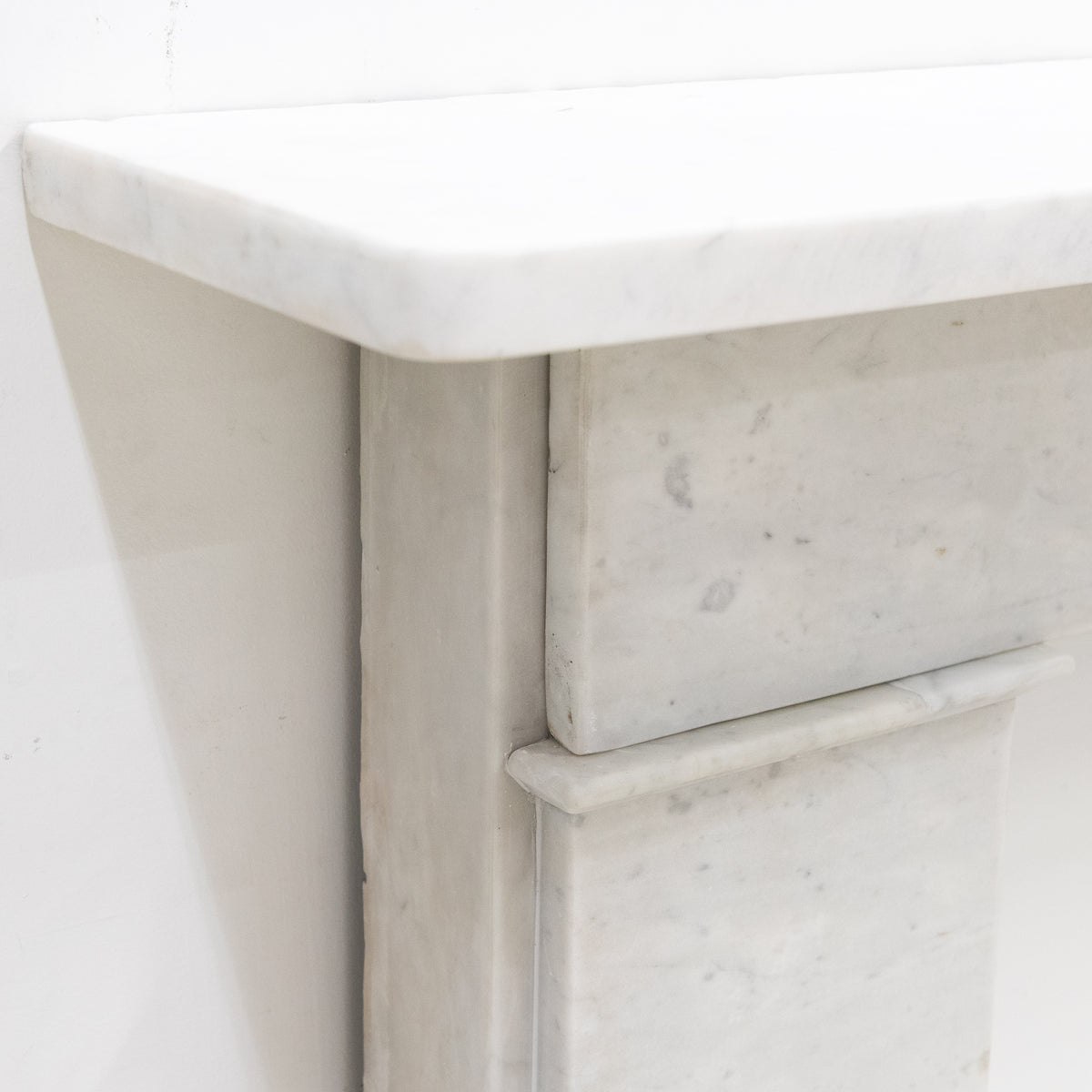Antique Carrara Marble Late Georgian Fireplace Surround | The Architectural Forum