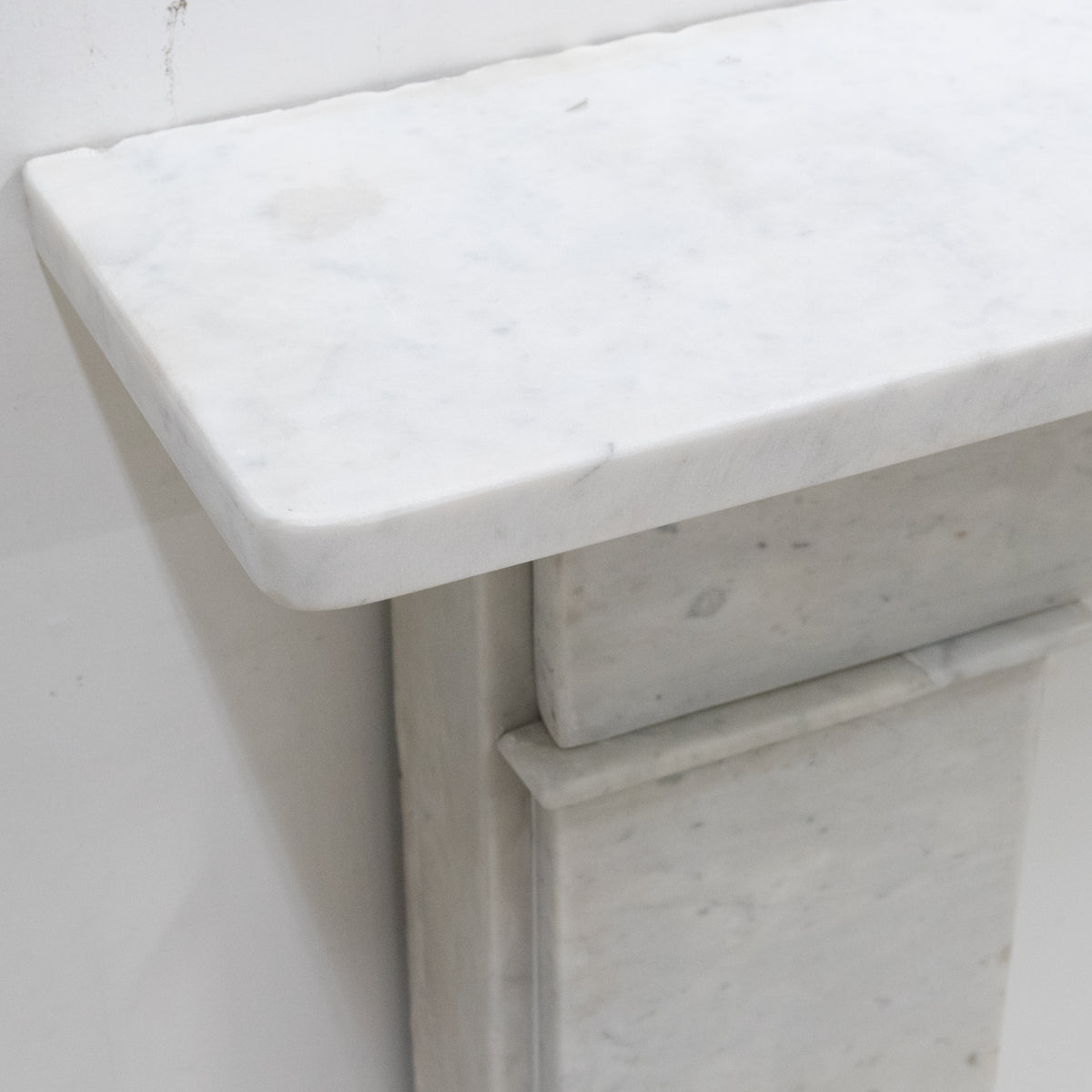 Antique Carrara Marble Late Georgian Fireplace Surround | The Architectural Forum