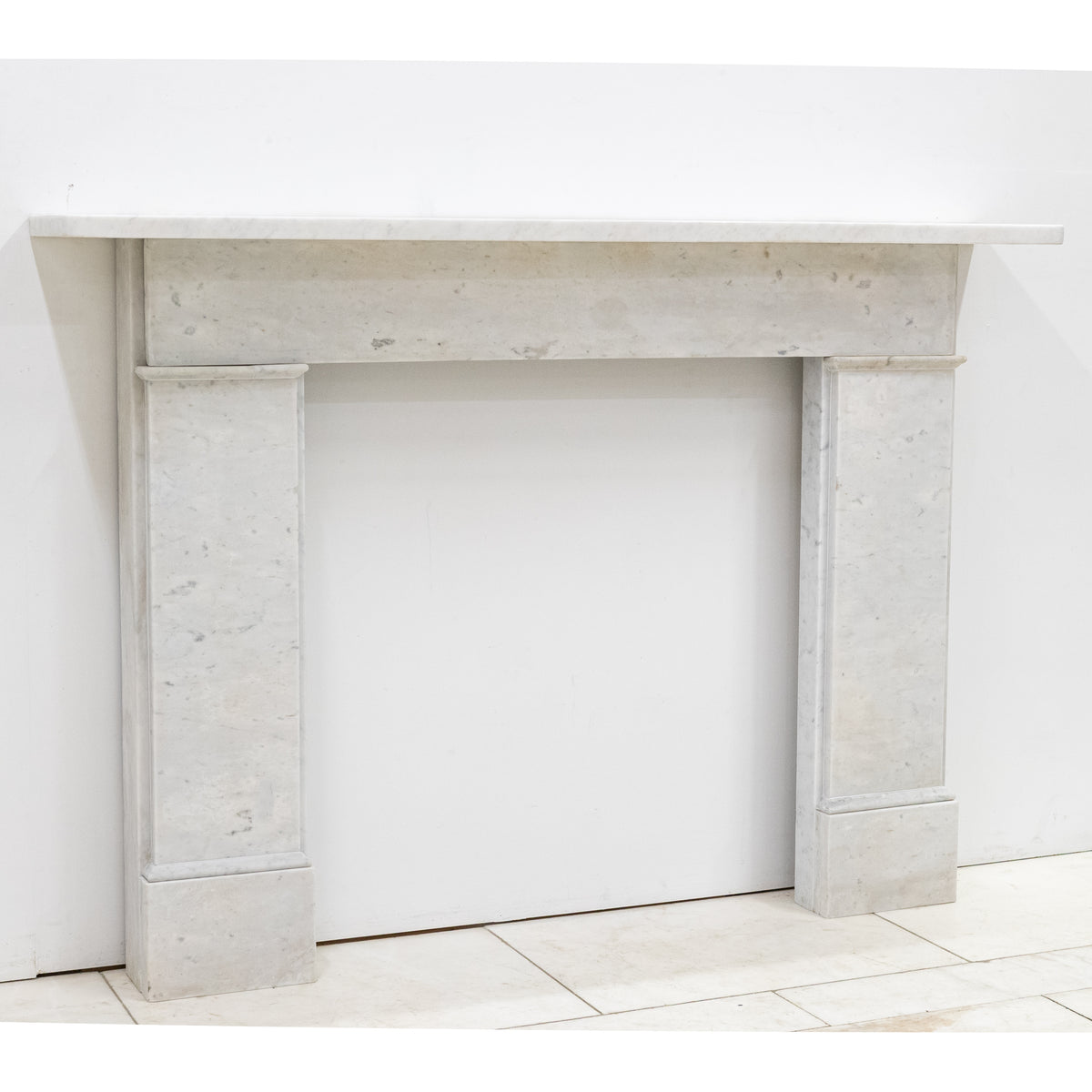 Antique Carrara Marble Late Georgian Fireplace Surround | The Architectural Forum