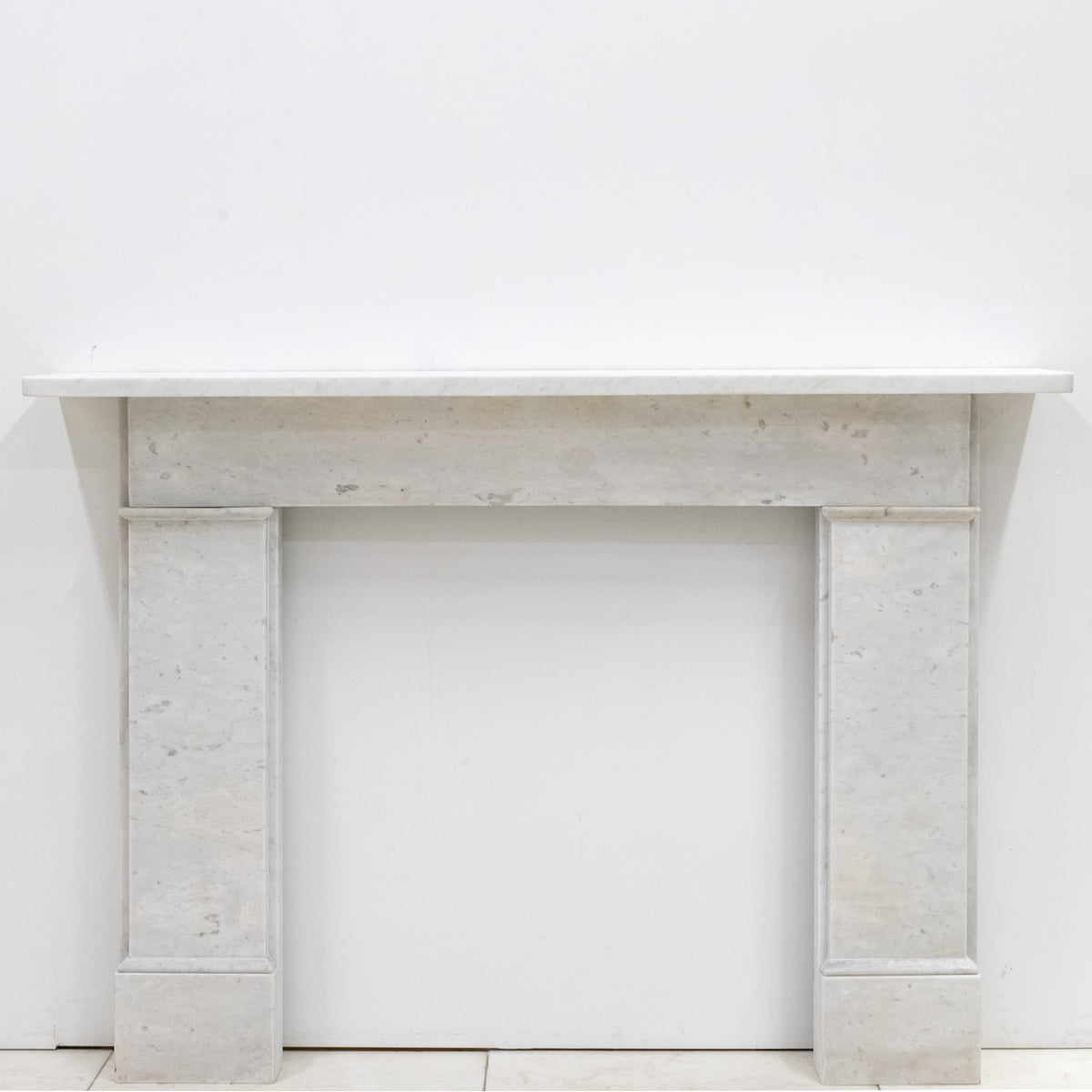 Antique Carrara Marble Late Georgian Fireplace Surround | The Architectural Forum