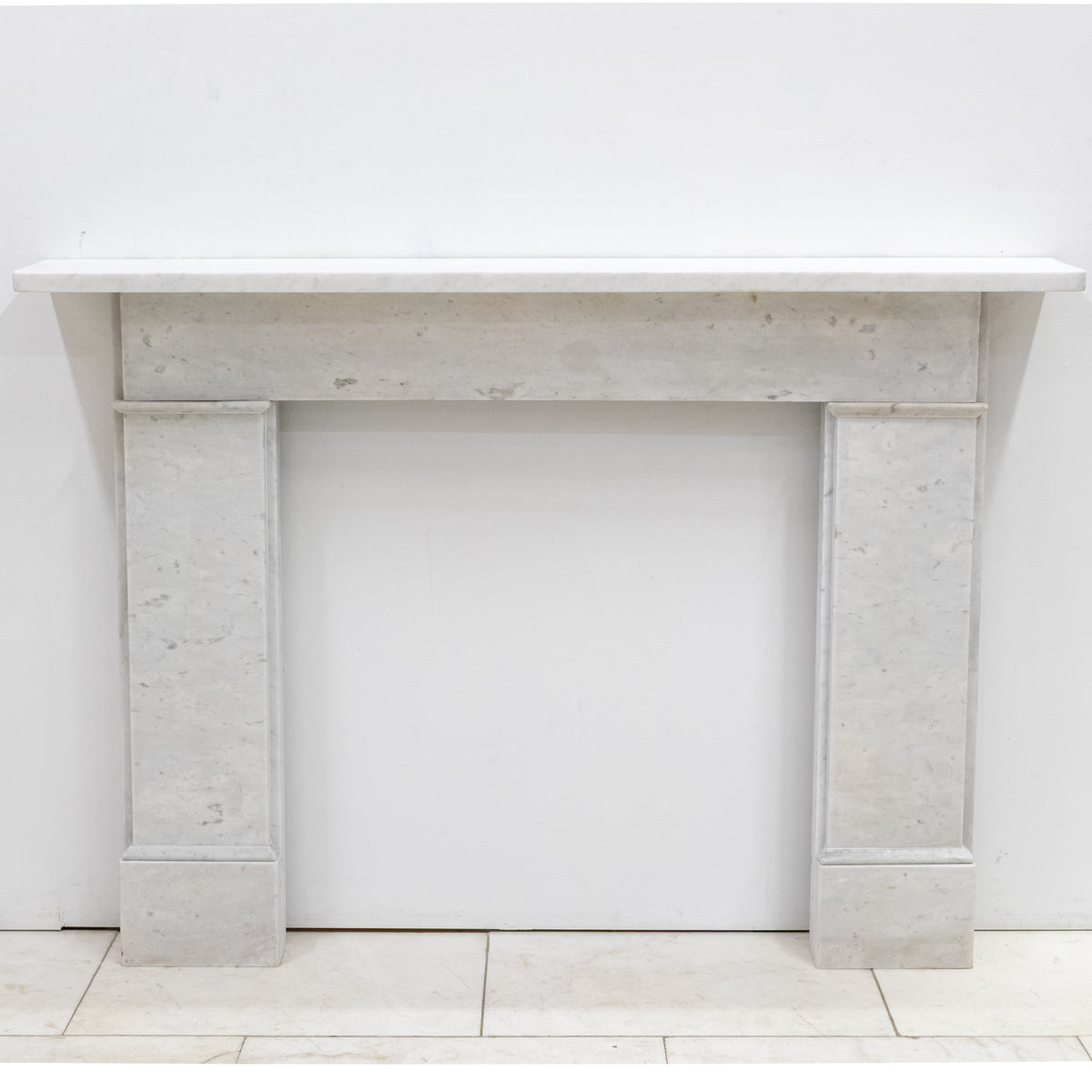Antique Carrara Marble Late Georgian Fireplace Surround | The Architectural Forum