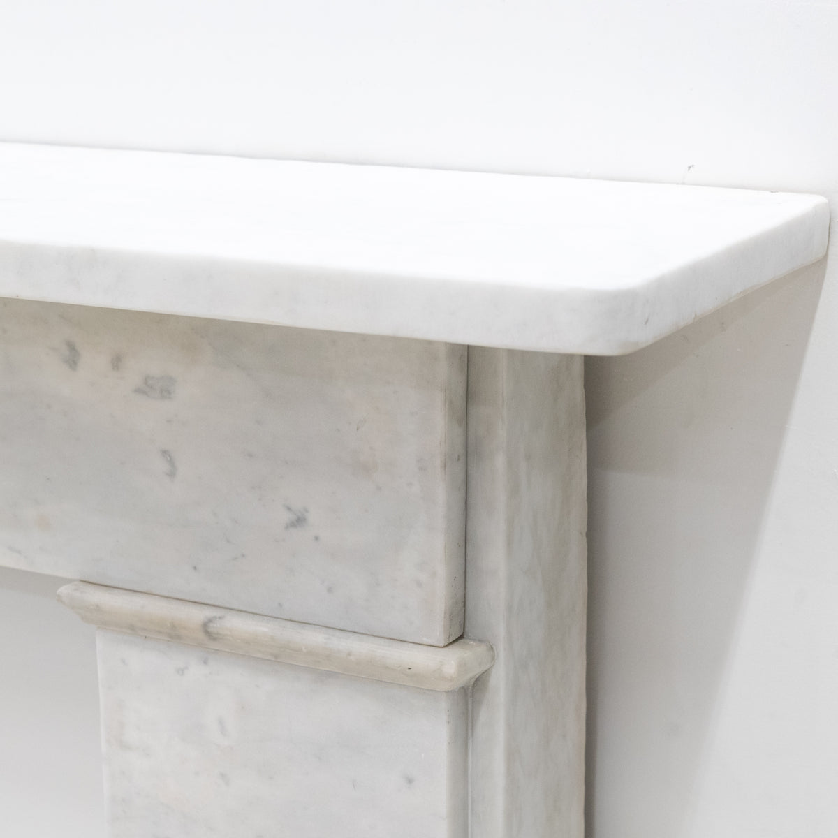 Antique Carrara Marble Late Georgian Fireplace Surround | The Architectural Forum