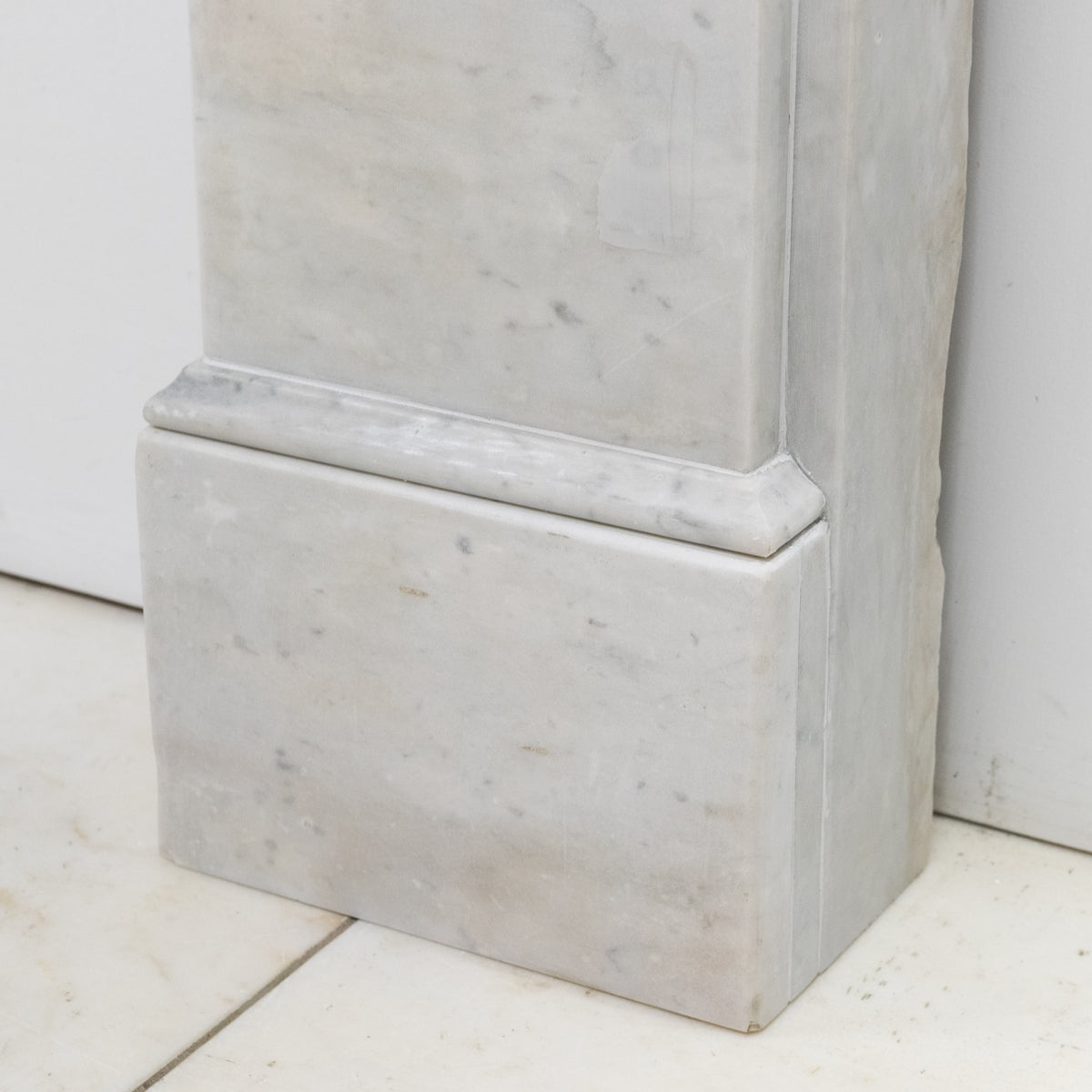 Antique Carrara Marble Late Georgian Fireplace Surround | The Architectural Forum