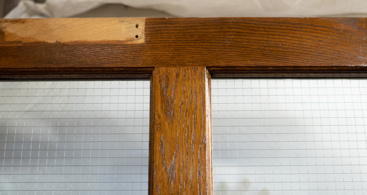 Glazed Oak Door Reclaimed from Mercers' Hall London | The Architectural Forum