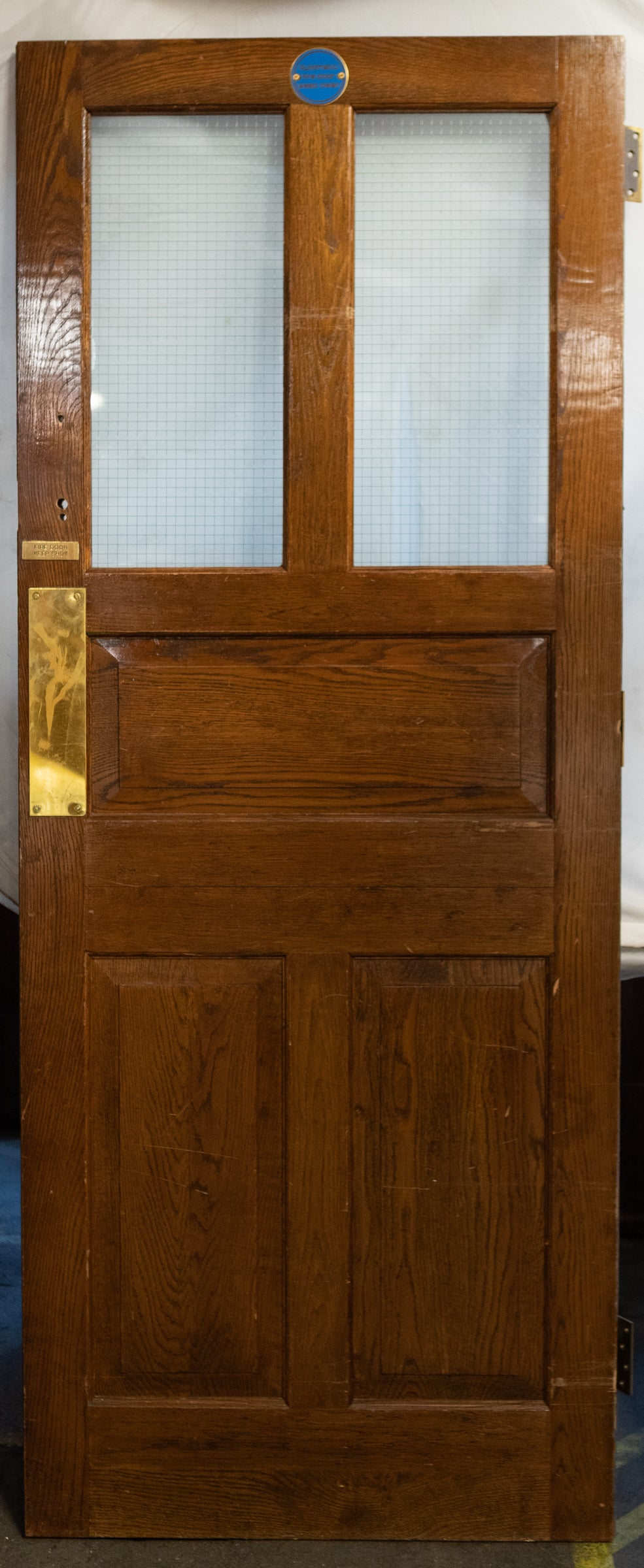 Glazed Oak Door Reclaimed from Mercers' Hall London | The Architectural Forum